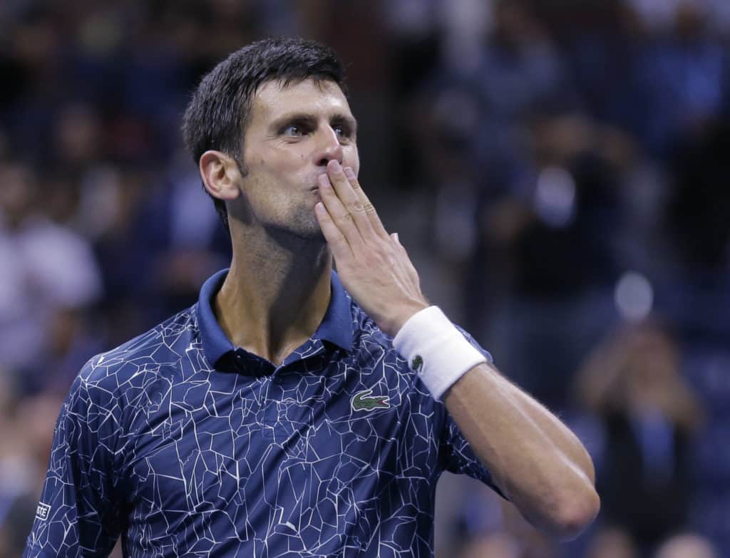 Novak Djokovic i US Open finalen