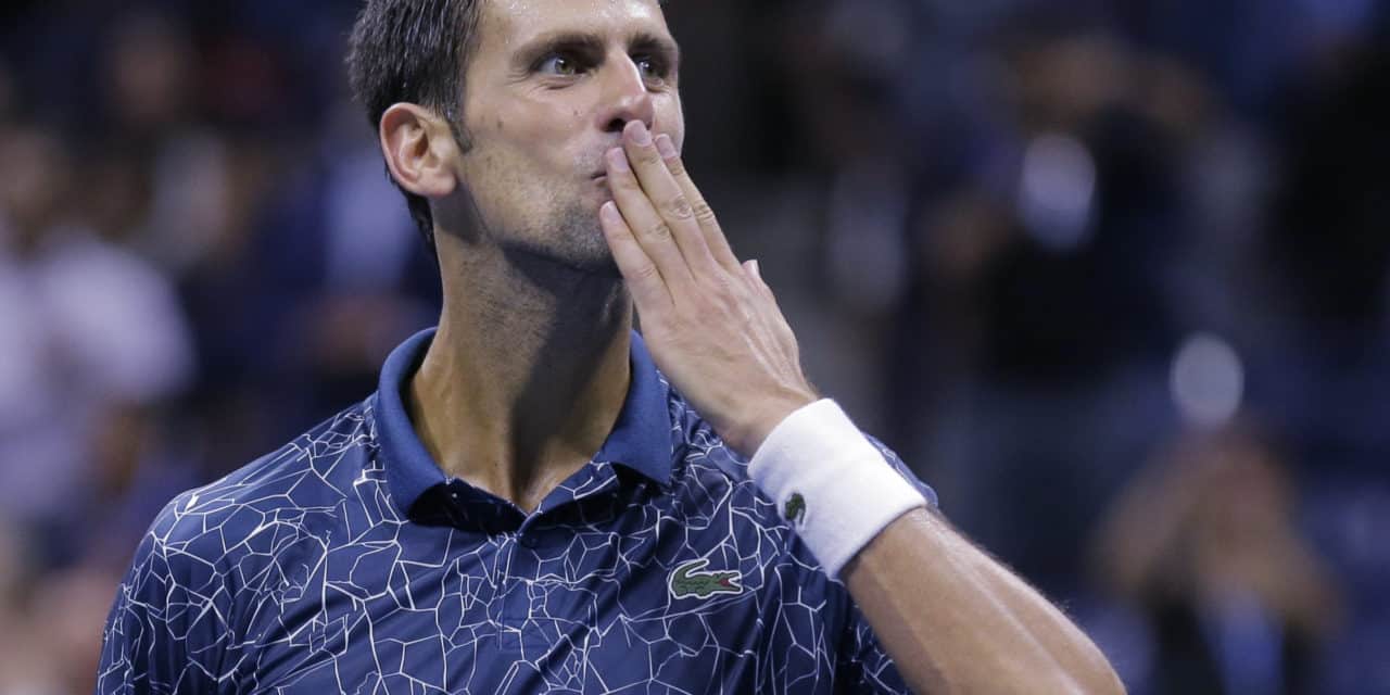 Novak Djokovic i US Open finalen